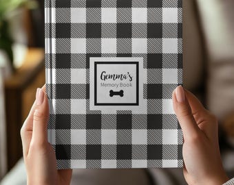 Plaid Pet Memory Book