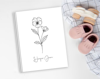 Birth Flower Baby Book