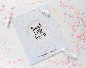 Softcover First Words Book | Quotes Book, Baby Book, Gift for Baby, Baby Shower Gift, First Birthday Gift