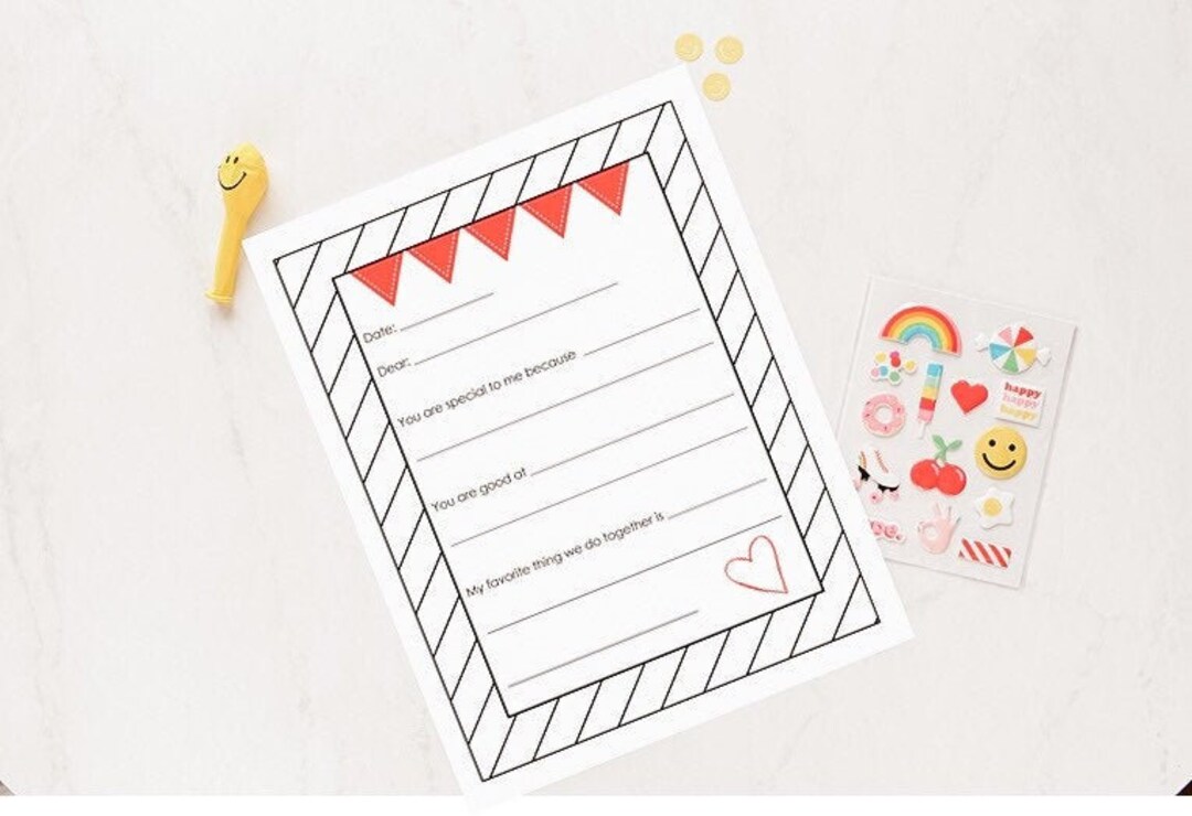 Valentine Letter Printable | Love Letter Printable, Kids Valentine ...