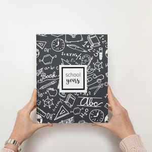 Chalkboard School Book | School Album, School Keepsake Book