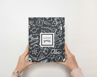 Chalkboard School Book
