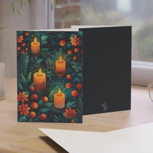 Customizable Holiday Greeting Card Pack Christmas Personalized Winter Solstice Sabbat Postcard Bundle Yule Season