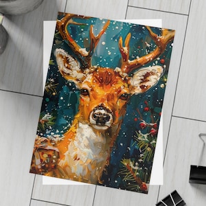 Lot de cartes de voeux personnalisables pour Noël Lot de cartes postales personnalisées Solstice d'hiver Sabbat Saison de Noël