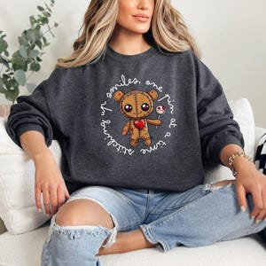 Funny Voodoo Doll Sweatshirt: Humorous Gothic Crewneck or Hoodie bild 3