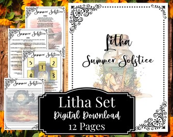 Litha Summer Solstice Correspondence Set (Digital Download)