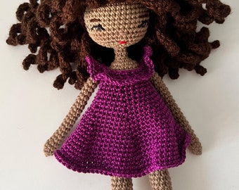Crochet Pattern Dress Misty for Amigurumi Dolls
