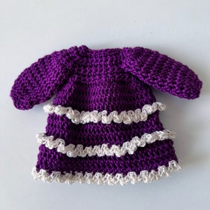Allie-Kleid-Häkelmuster für Amigurumi-Puppen