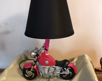 motorbike bedside lamp