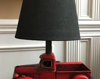 Red Metal Truck Lamp