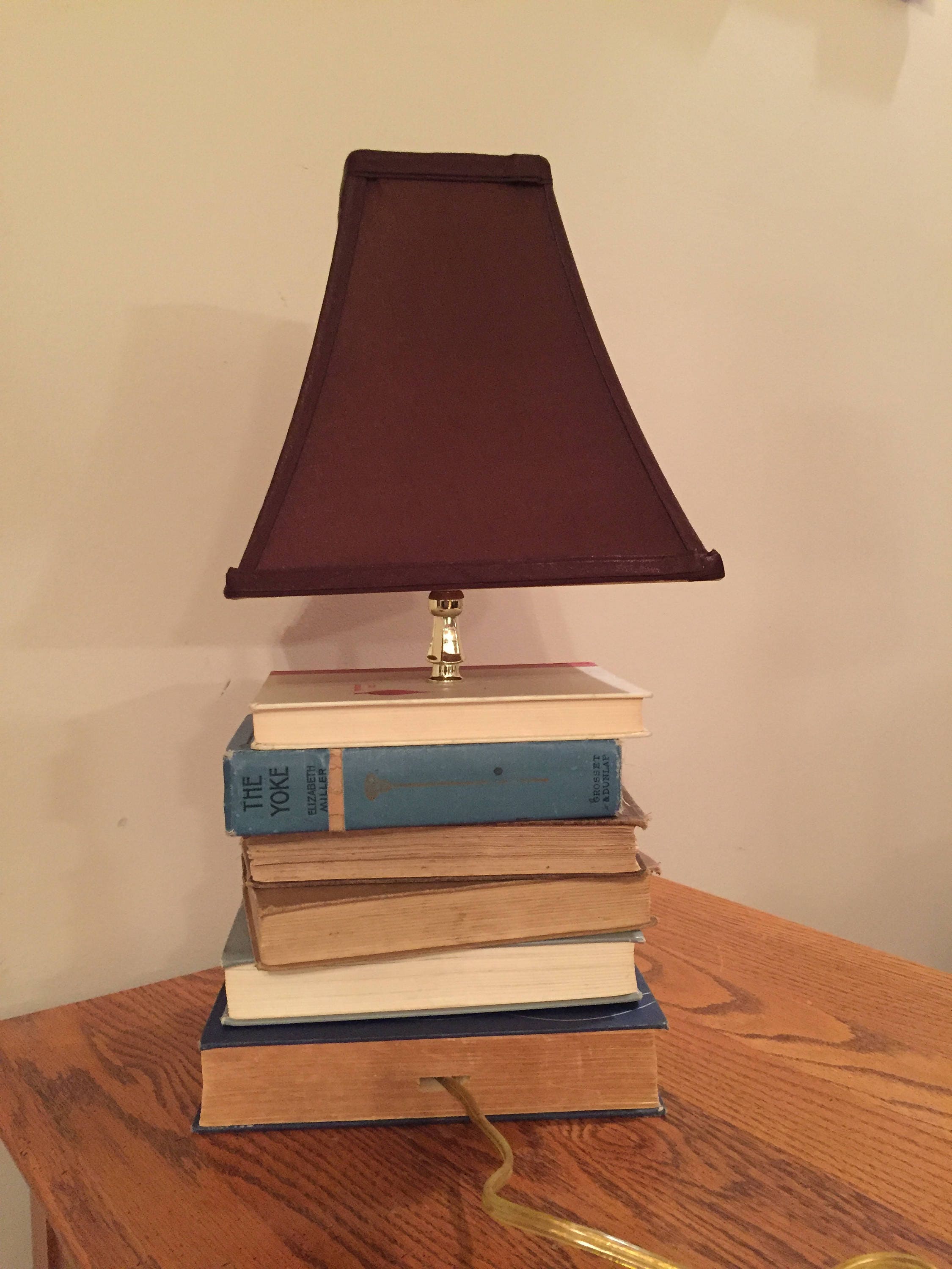 Custom Book Lamp Etsy
