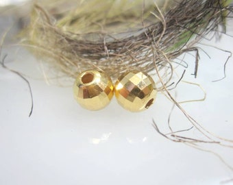 ZS17 - 2 PC's-onderdelen 925 vergat. "Glitzerglitzerdesign" 8 mm