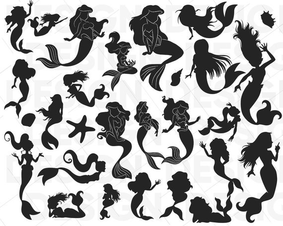 Download Mermaid Scales Svg Princess Svg Mermaid Tail Svg Mermaid Etsy