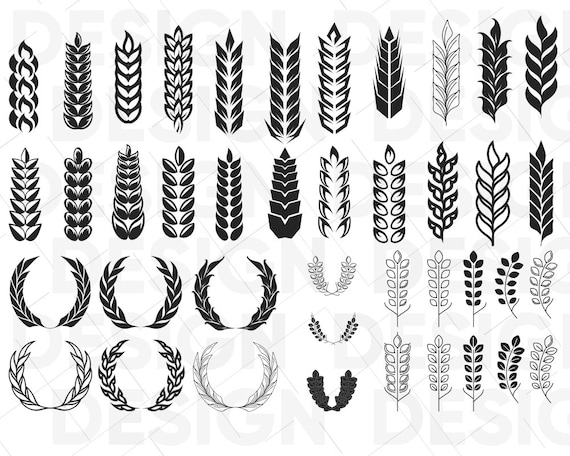 Weizen Svg Bundel Weizen Svg Korn Svg Weizen Clipart Weizen Etsy