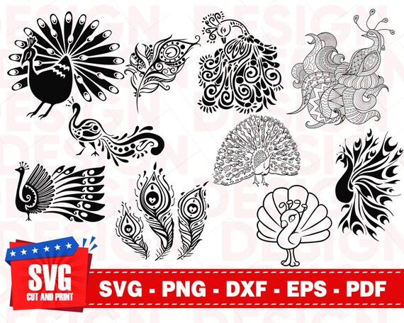 Download Peacock Svg Peacock Svg Feather Svg Peacock Clip Art Etsy