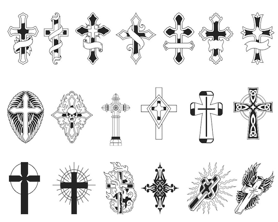 Download Faith Cross Svg Bundle Tribal Svg Faith Cross Svg Cut File Etsy