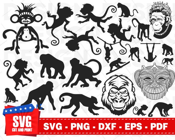 Free Free 306 Silhouette Monkey Svg Free SVG PNG EPS DXF File