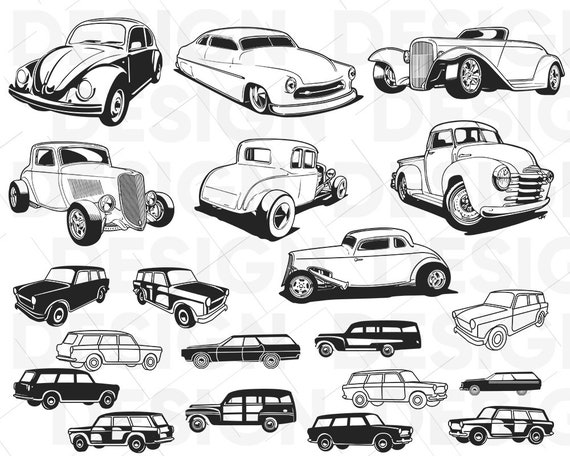 Download Classic Station Wagon Svg Car Svg Hatchback Limousine Etsy