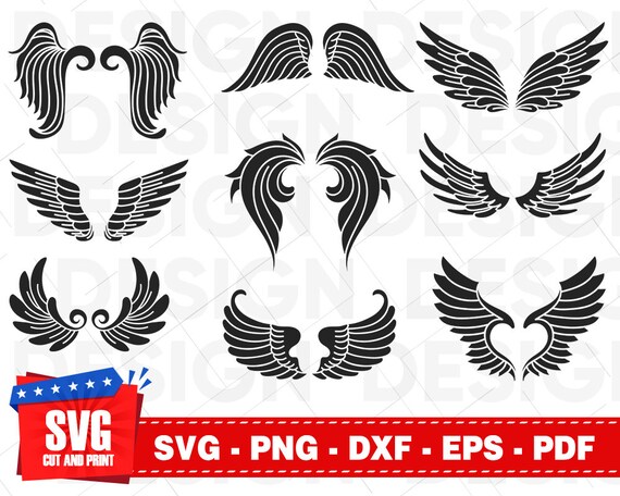 Download Angel Wings Svg Wings Svg Bundle Angel Svg Heaven Svg Etsy