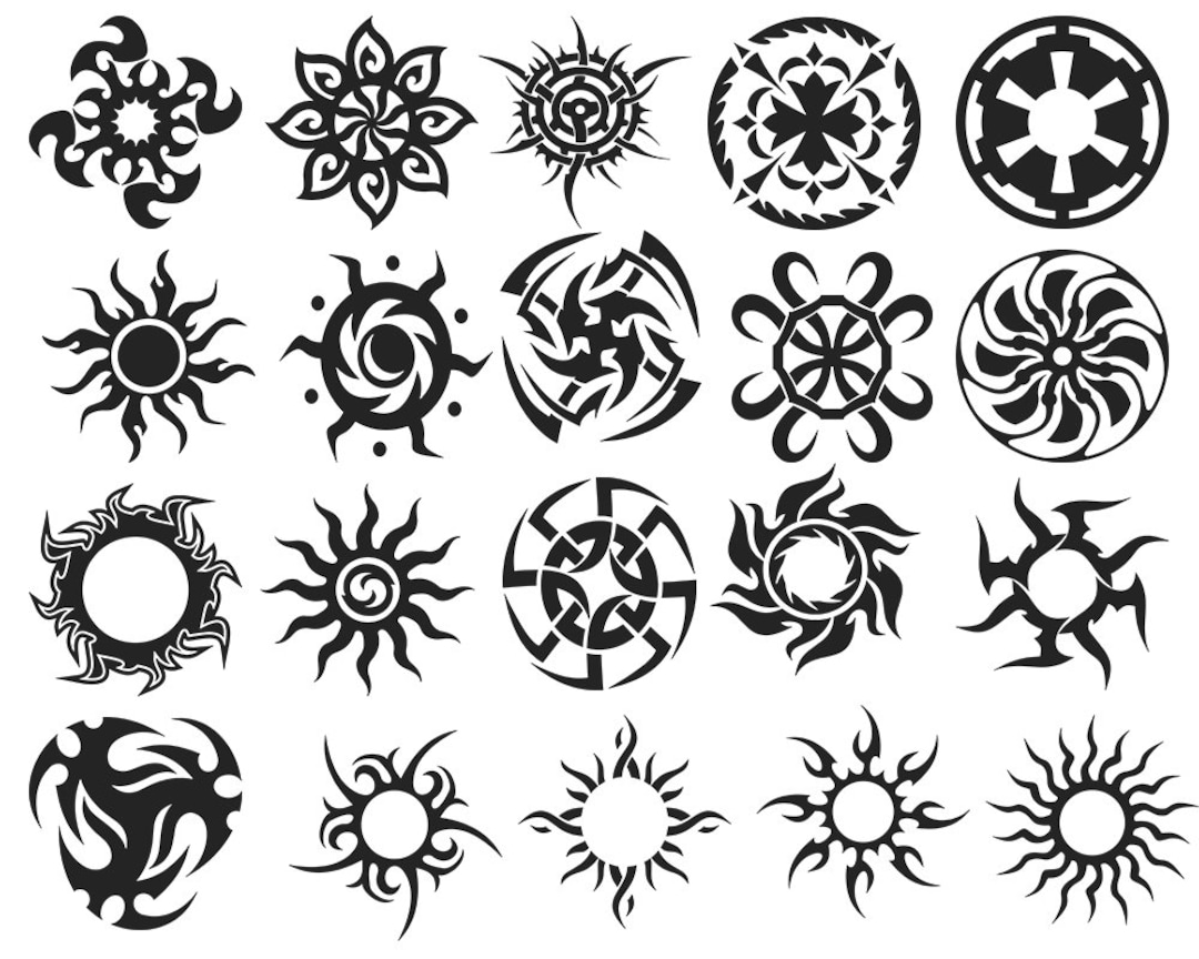20 Solar Svg, Sun Svg, Eclipse SVG, Eclipse SVG, Silhouette Sun and