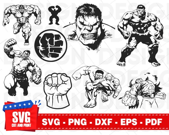 Download hulk svg bundle hulk silhouette hulk decal superhero svg ...