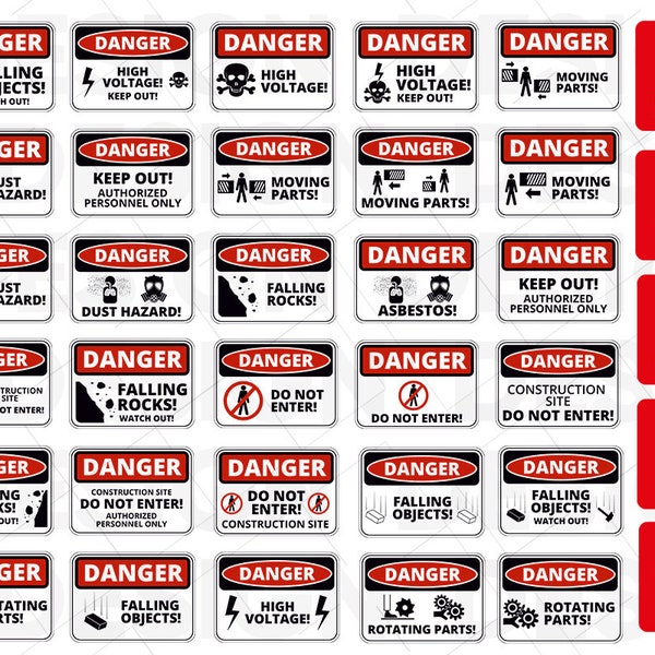 30 Danger table svg Bundle, danger svg, sign svg, danger stickers svg, peril svg, menace svg, risk svg, insecurity svg, emergency svg road