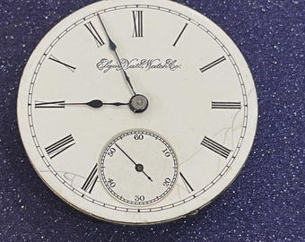Mecanismo de reloj de bolsillo Elgin 18s