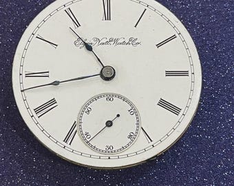 Movimiento de reloj de bolsillo Elgin de 18 s