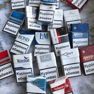Scatole di sigarette vuote X20 Parliament L&M Prima Monte Carlo Kent Winston Rothmans Compliment Priluki Bond