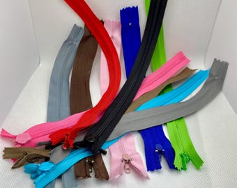 10 cremalleras invisibles, cremalleras para coser, confección de ropa, moda, corte y confección
