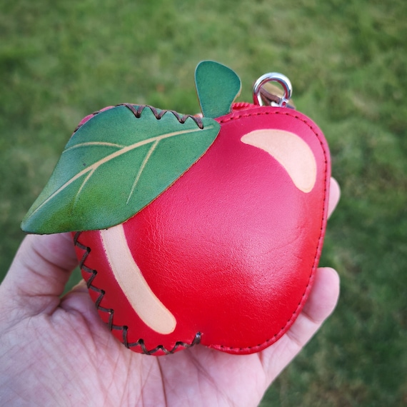 Leather Coin Purse fruit Coin Purse wallet for Kids coin Pouches B12021 Etsy Canada