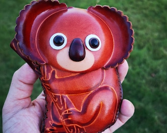 Leather coin purse ,Animal coin purse ,Wallet for kids ,coin pouches #B12021