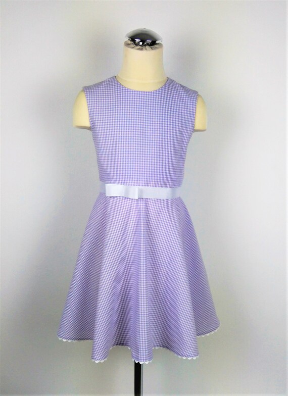 lilac summer school dress