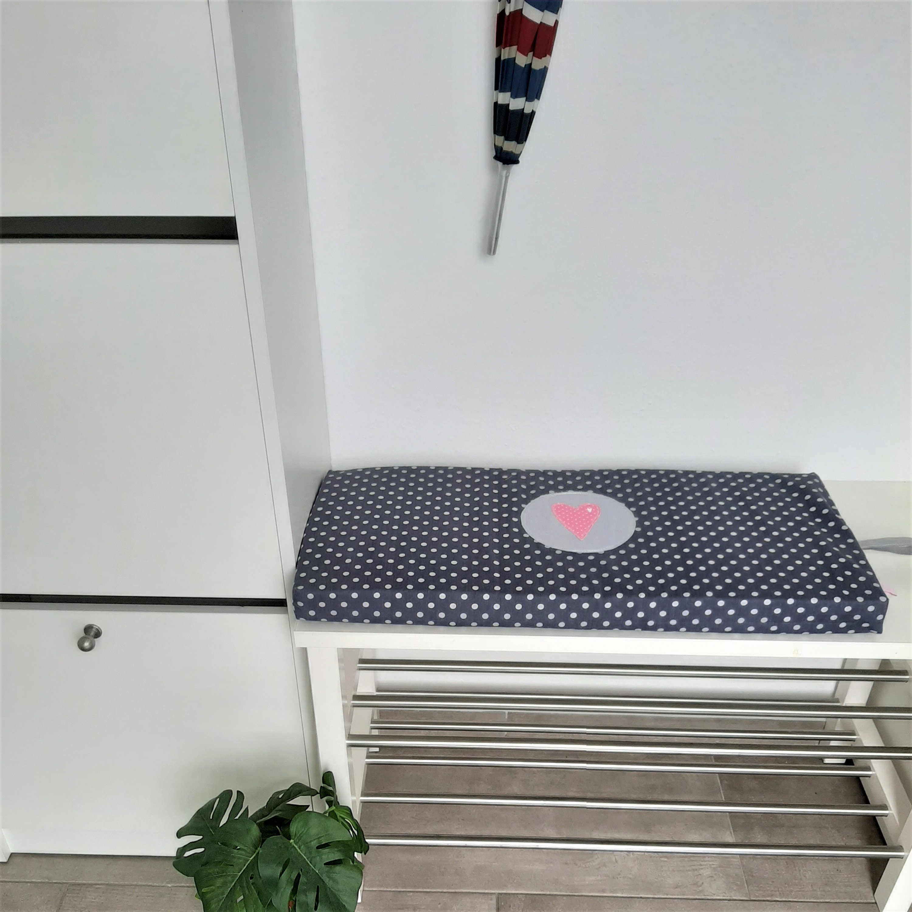 MOTT Samt-Plüsch Bankkissen - Dick Gepolstert, Waschbar, 80-180 Cm, Für Gartenbank & Terrasse