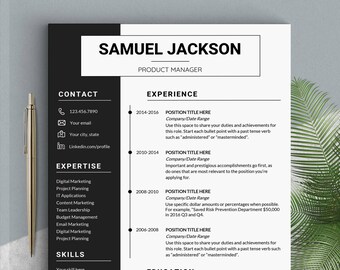 sale professional resume template