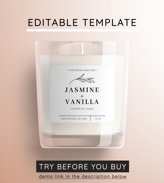 candle label maker software