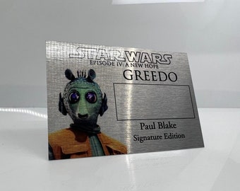 スターウォーズ　フォトサイン スターウォーズ 直筆サイン オポー・ランシセス 2名の通販 by