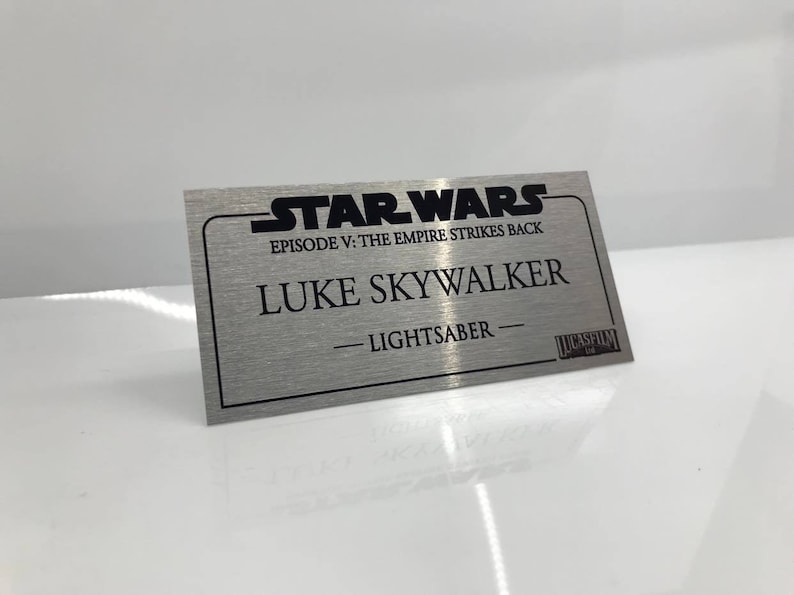 27 Styles to Choose From Star Wars Custom Display Plaque Etsy UK