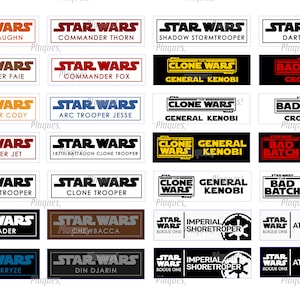 Star Wars Hot Toys Sideshow Action Figure 1/6 1:6 Display Plaques Aluminium