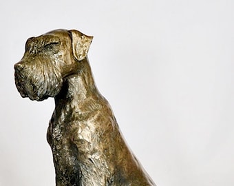 Schnauzer - unique dog sculpture