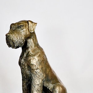 Schnauzer - unique dog sculpture