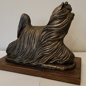 YORKSHIRE TERRIER- escultura de perro única
