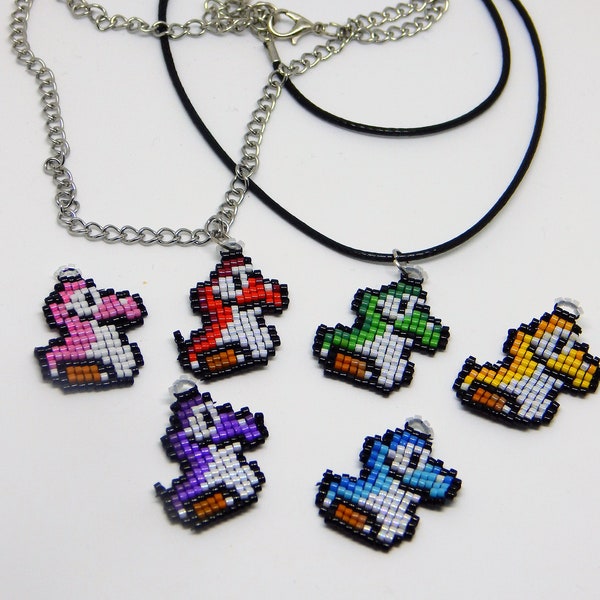 Collier Yoshi old school ( couleurs au choix)