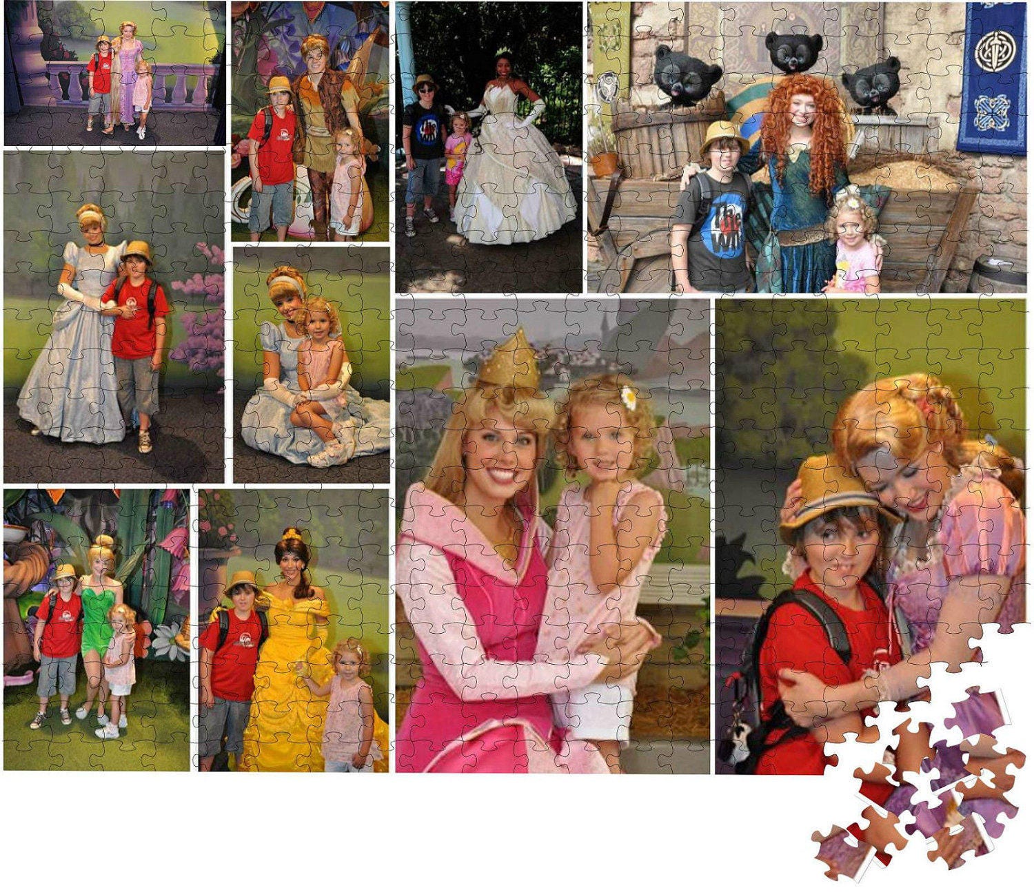 Personalised photo collage jigsaw puzzle 1000 pieces 