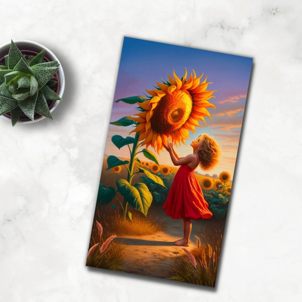Sunflower Dream Handmade Pocket Calendar 2024