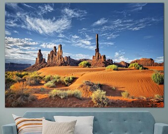 Desert Wall Art Original Desert Print on Canvas Desert Photo Poster Multi Panel Print National Park Poster Lake House Decor Rocks Wall Art