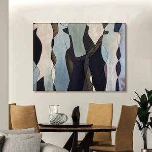 Figurative Art Painting Large Original Wall Art Abstract Modern Paintings On Canvas Living Room Wall Decor HandPainted Artwork Office Decor