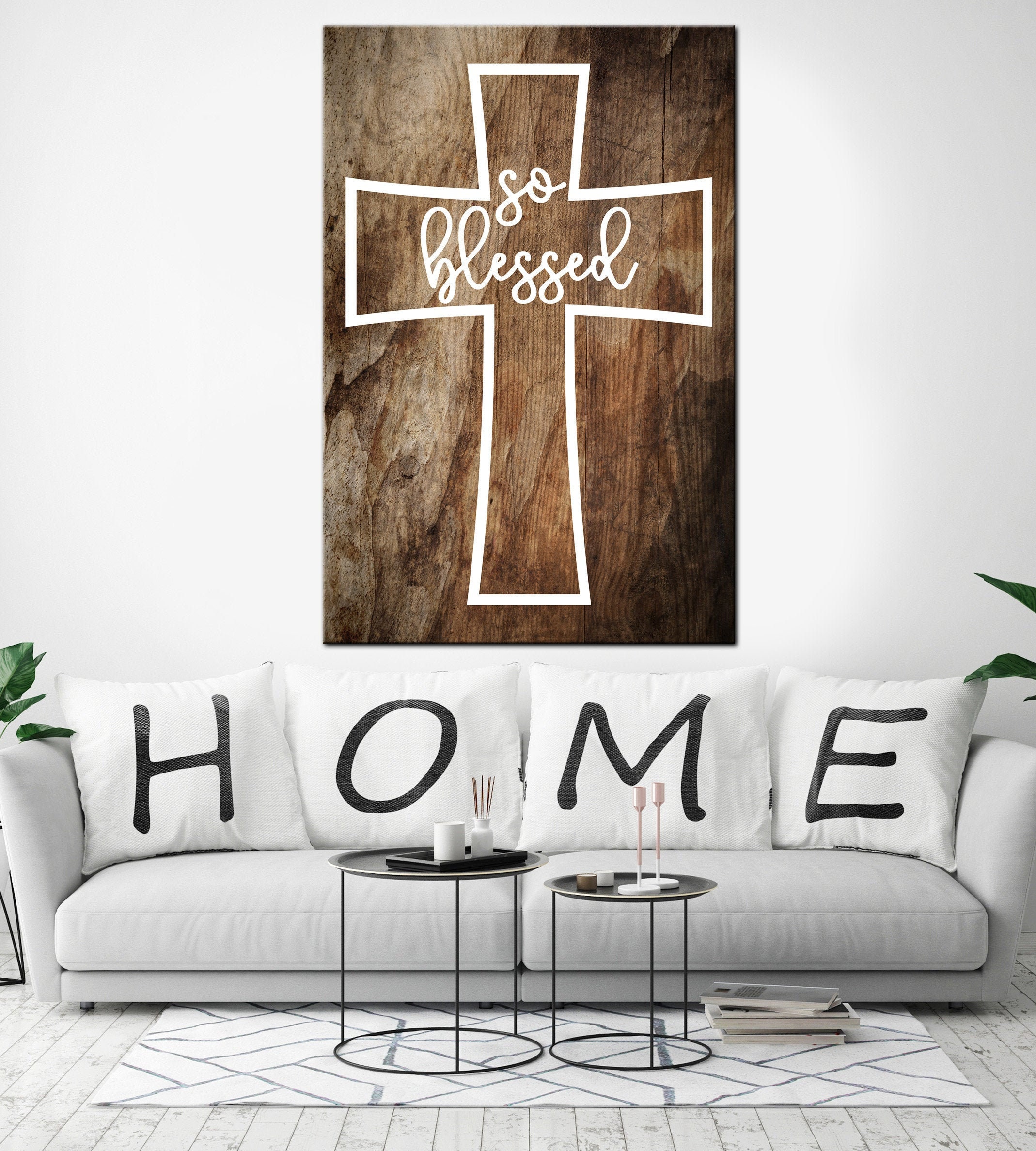 Pray Vinyl Wall Decal Praying Hands Cross Christianity Symbol Church Prayer  Stickers Mural (#4435dg)