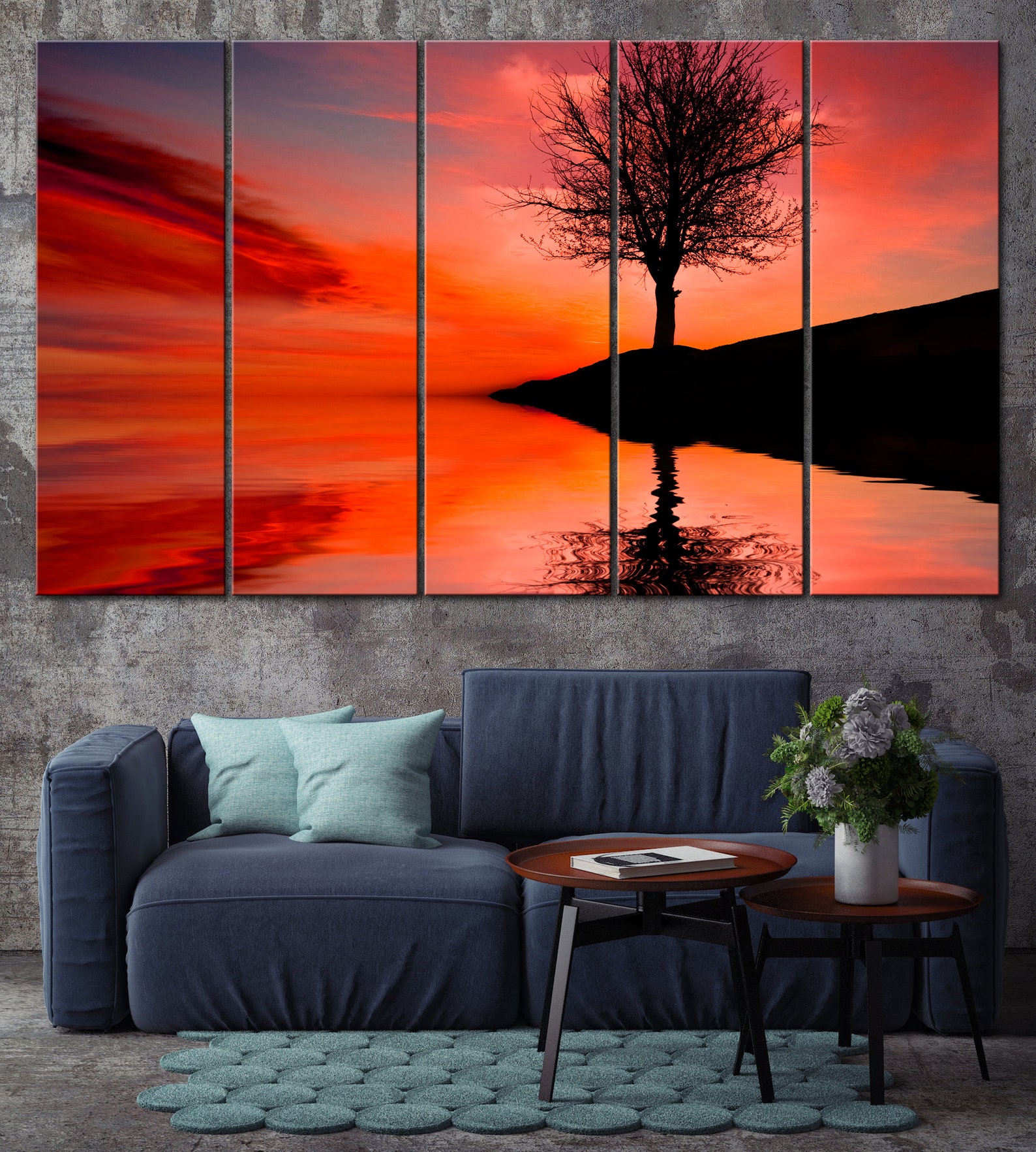 Sunset Wall Art Sunset Large Print Landscape Print Scenery Etsy