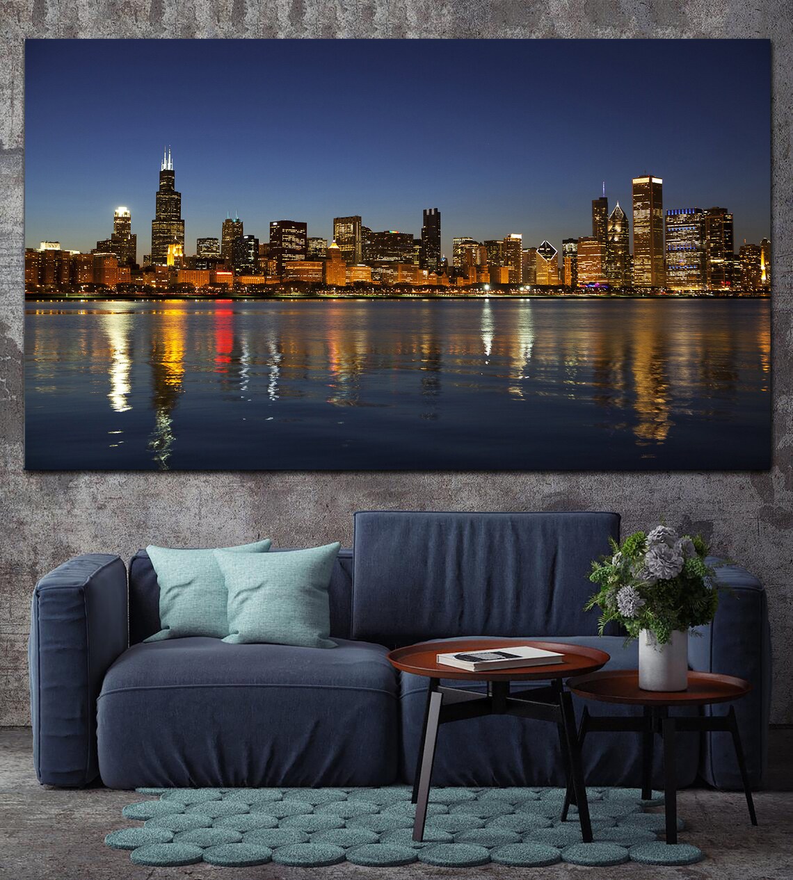 Cityscape Wall Art Original Printable Artwork City Canvas Etsy